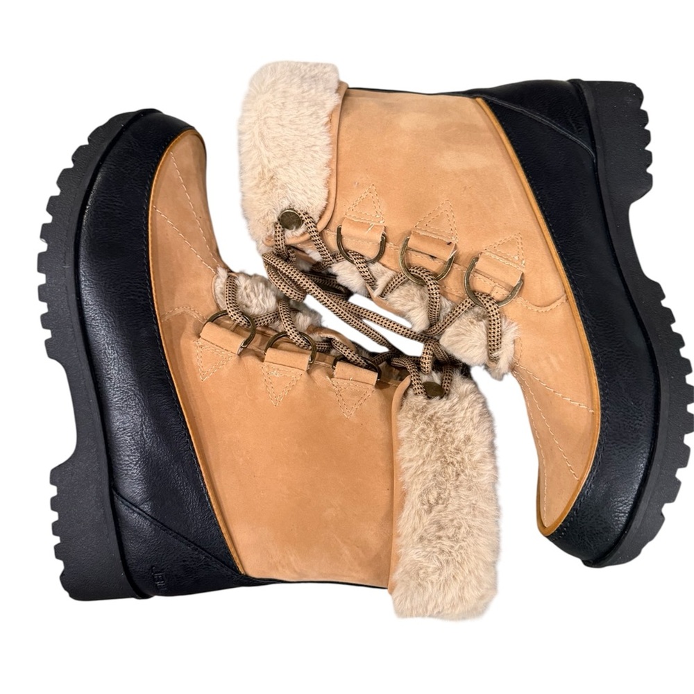 NWOB JBU by Jambu Women's Brown Lace-up Southgate Winter Mid Calf Boot
